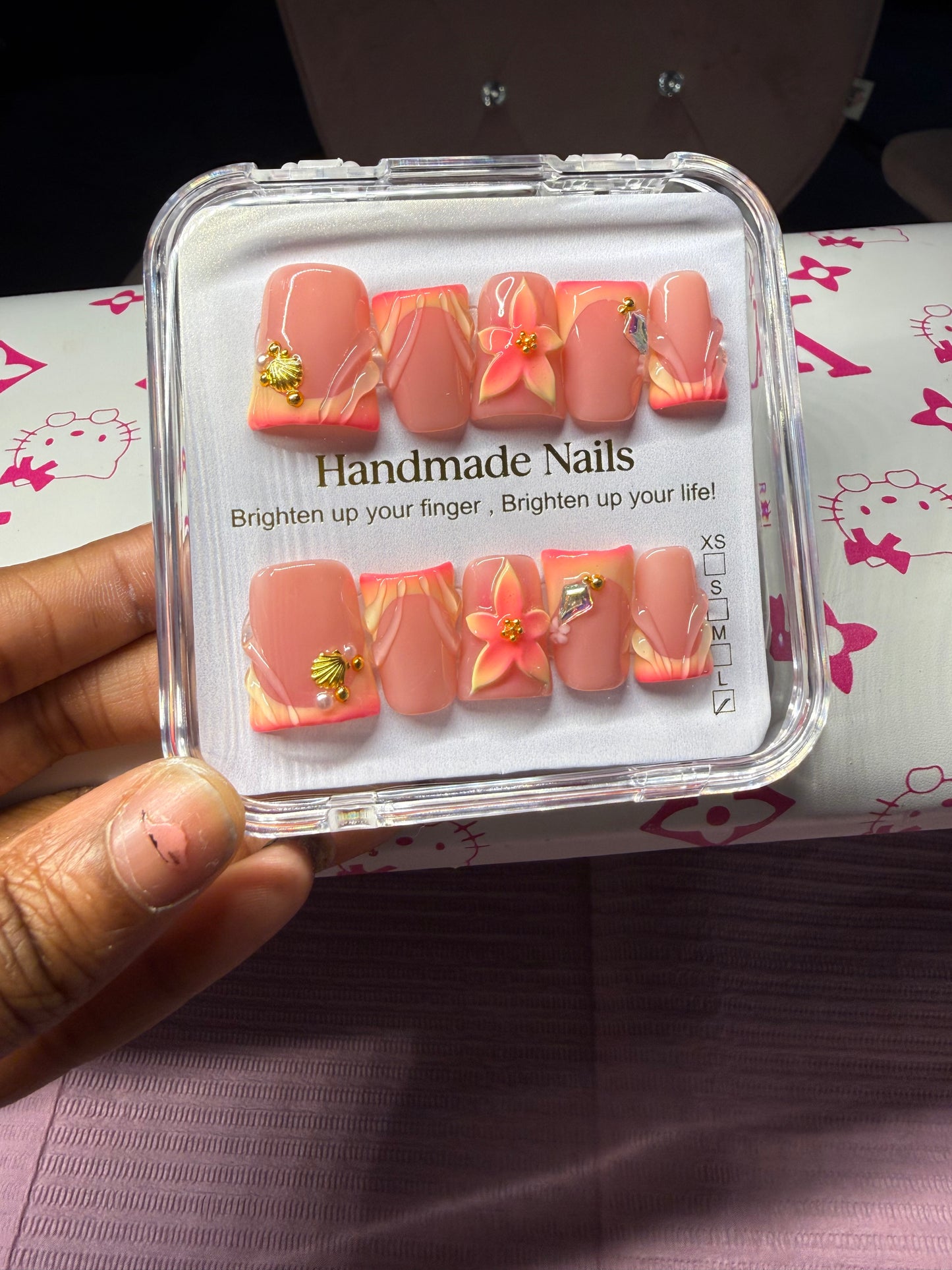 Sassy girl duck nails